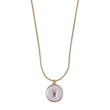 Timi de Suède | Lettre en collier chaîne serpent (S-Z) | Design scandinave exclusif qui est le cadeau parfait pour toutes les femmes 5