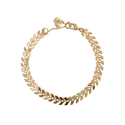 Timi von Schweden | Fishtail-Armband - Gold | Exklusives skandinavisches Design, das das perfekte Geschenk für jede Frau ist