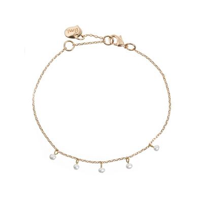 Timi de Suecia | Pulsera de perlas diminutas - Blanco | Diseño escandinavo exclusivo que es el regalo perfecto para todas las mujeres.
