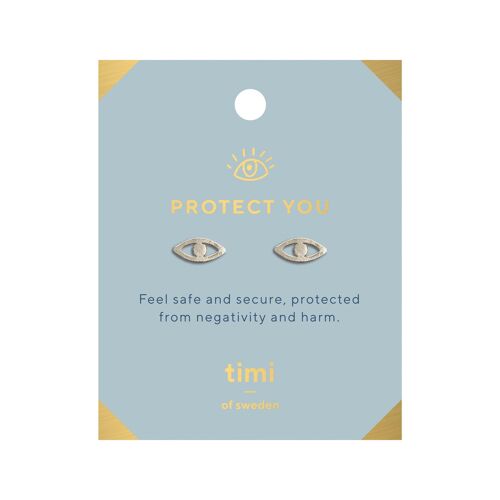 Timi of Sweden | Protect you Evil Eye Earrings | Exclusive Scandinavian design that is the perfect gift for every women