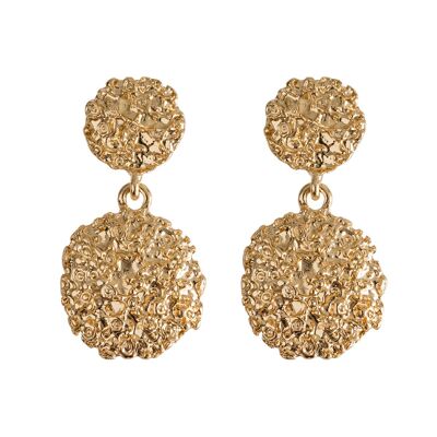 Timi de Suède | Boucle d'oreille Vintage Statement - Or | Design scandinave exclusif qui est le cadeau parfait pour toutes les femmes