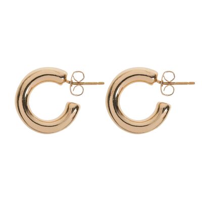 Timi von Schweden | Klassischer Creolen-Ohrring Gold | Exklusives skandinavisches Design, das das perfekte Geschenk für jede Frau ist