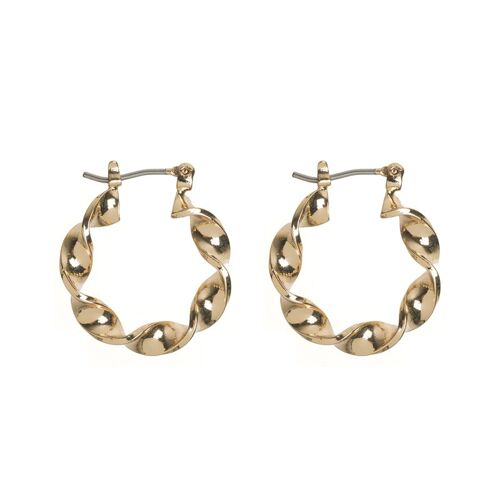 Timi of Sweden | Twisted Hoop Earrings - Gold | Exclusive Scandinavian design that is the perfect gift for every women