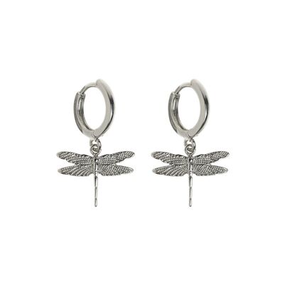 Timi de Suecia | Pendientes de aro pequeños de libélula | Diseño escandinavo exclusivo que es el regalo perfecto para todas las mujeres.