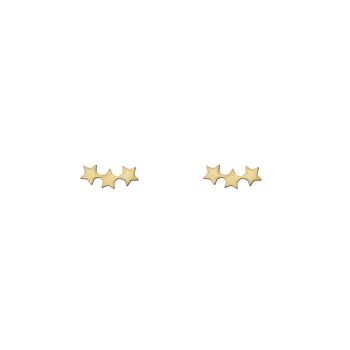 Timi de Suède | Boucles d'oreilles trois étoiles | Design scandinave exclusif qui est le cadeau parfait pour toutes les femmes 2