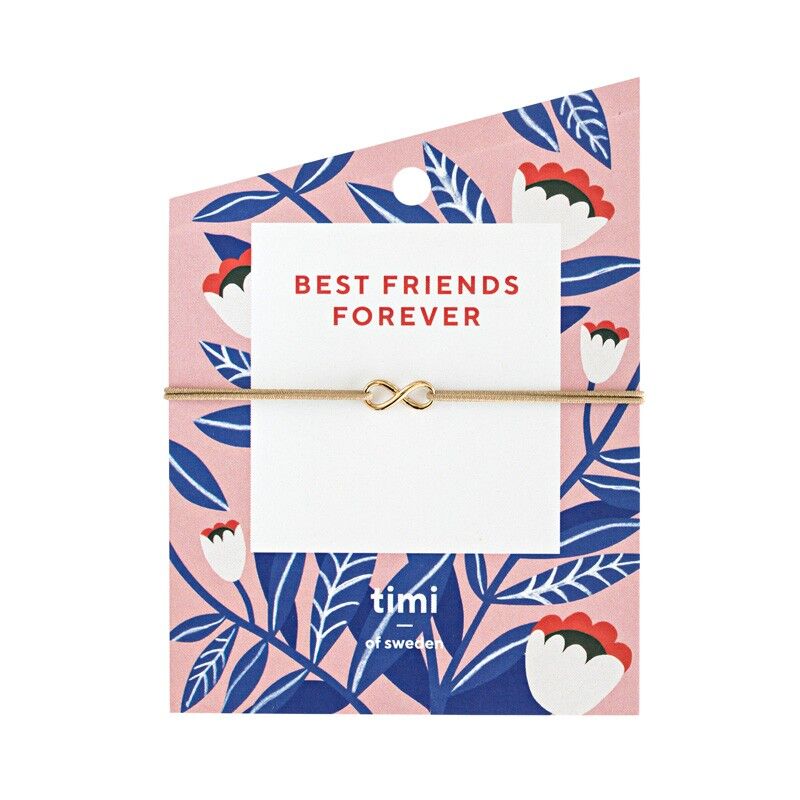 Timi de Suède | Infinity Stretch Br., Or - Beige | Design scandinave exclusif qui est le cadeau parfait pour toutes les femmes