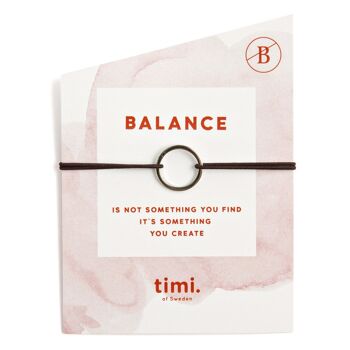Timi de Suède | Petit cercle extensible Br., Silv Brown | Design scandinave exclusif qui est le cadeau parfait pour toutes les femmes