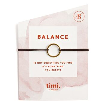 Timi de Suède | Circle Stretch Br., Brun Doré | Design scandinave exclusif qui est le cadeau parfait pour toutes les femmes