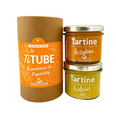 Je Titube – Geschenk und Genuss │ Aufstrichpaket ▸ 2 vegetarische Aufstriche