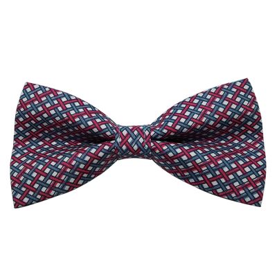 Red and blue bow tie