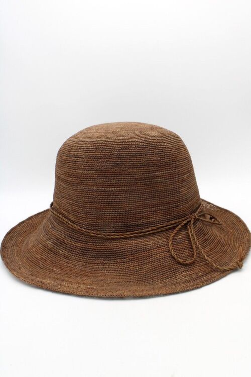 Chapeau de paille 12673 - Marron