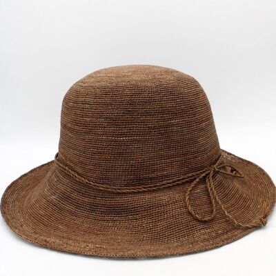 Cappello di paglia 12673 - Marrone