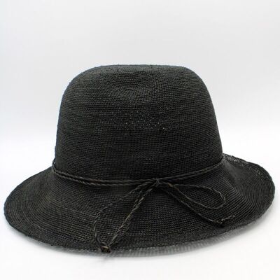 Sombrero de paja 12673 - Negro