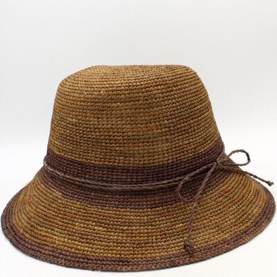 Cappello di paglia 12671 - Marrone