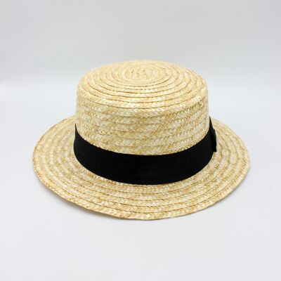 Straw boater 14063 - Natural