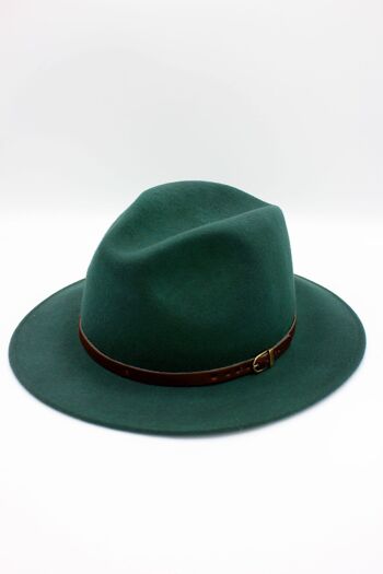 Chapeau Fedora en laine classique avec ceinture - Botiglia 3