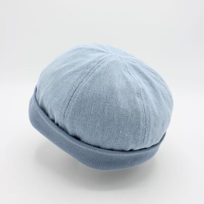 Miki Docker Breton cotton hat - Light jeans