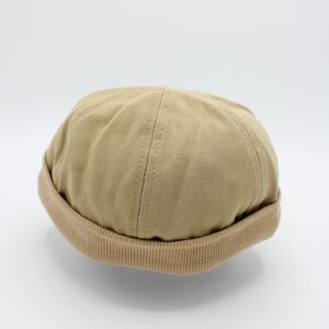 Bonnet Miki Docker Breton en coton - Beige foncé