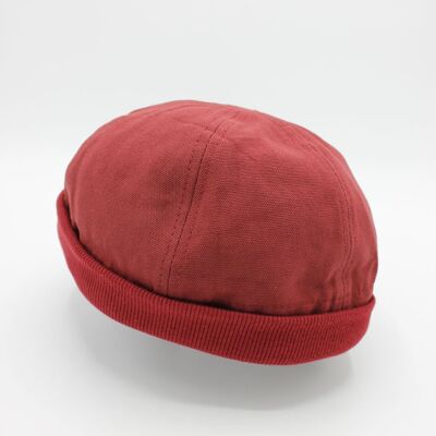 Miki Docker Breton cotton hat - Bordeaux