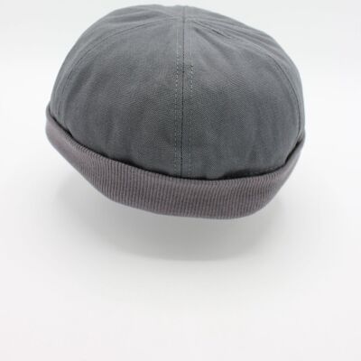 Sombrero de algodón Miki Docker Breton - Gris
