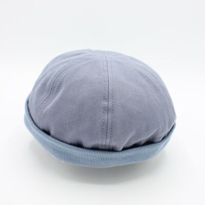 Bonnet Miki Docker Breton en coton - Bleu clair