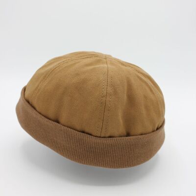 Gorro de algodón Miki Docker Breton - Marrón