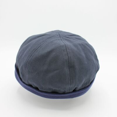 Miki Docker Breton cotton hat - Navy