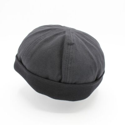 Miki Docker Breton cotton hat - Black