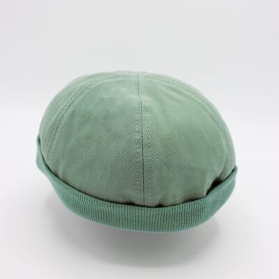 Sombrero de algodón Miki Docker Breton - Verde claro