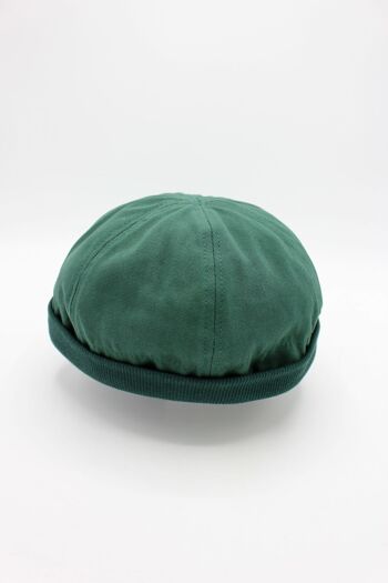 Bonnet Miki Docker Breton en coton - Vert sapin 6