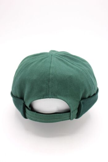 Bonnet Miki Docker Breton en coton - Vert sapin 8