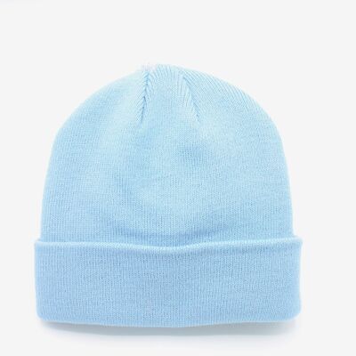 Classic Plain Beanie - Himmelblau