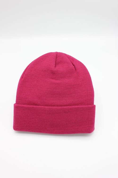 Bonnet Classique Uni - New Fuchsia