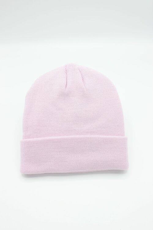 Bonnet Classique Uni - Pink