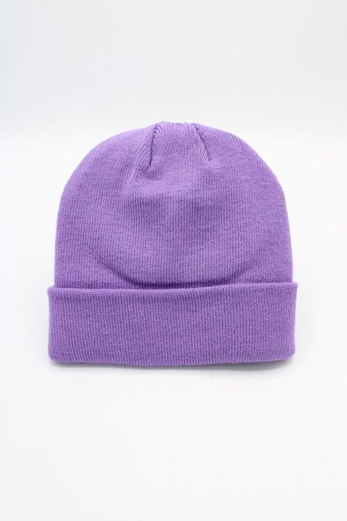 Bonnet Classique Uni - Violet Clair