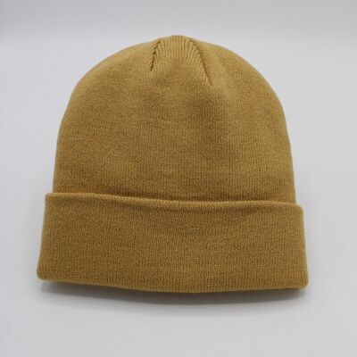 Classic Plain Beanie - Camel