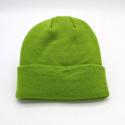 Plain Classic Beanie - Green