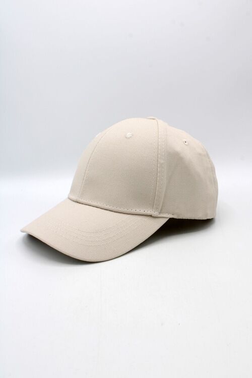 Casquette Classique Unie - Beige clair