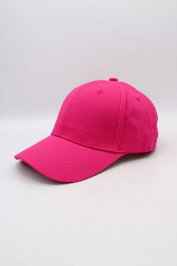 Casquette Classique Unie - Fuchsia