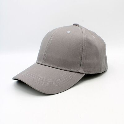 Gorra clásica lisa - Gris