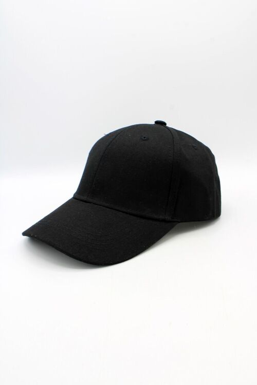 Casquette Classique Unie - Noir