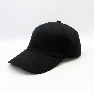 Gorra clásica lisa - Negro