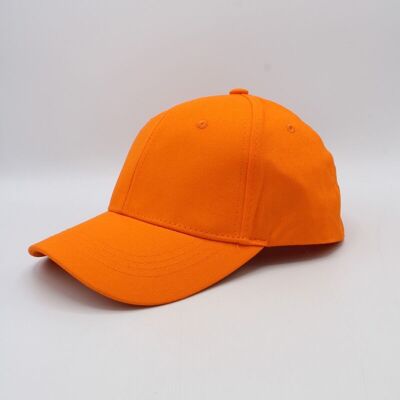 Classic Plain Cap - Orange