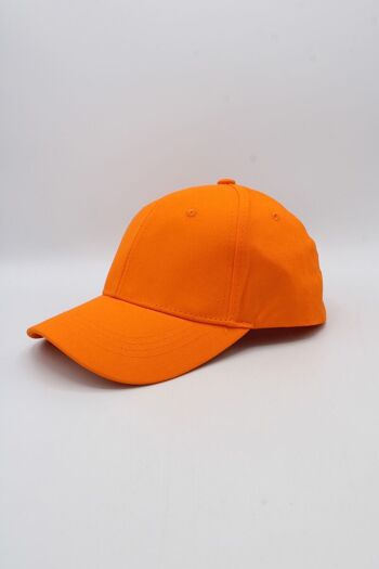 Casquette Classique Unie - Orange