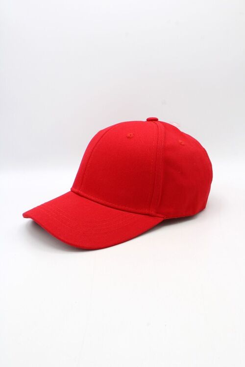 Casquette Classique Unie - Rouge