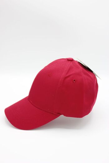 Casquette Classique Unie - Rouge fonce 10