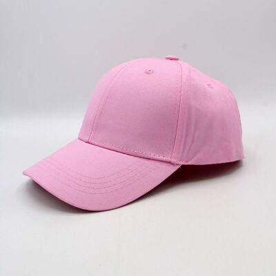 Classic Plain Cap - Salmon Pink