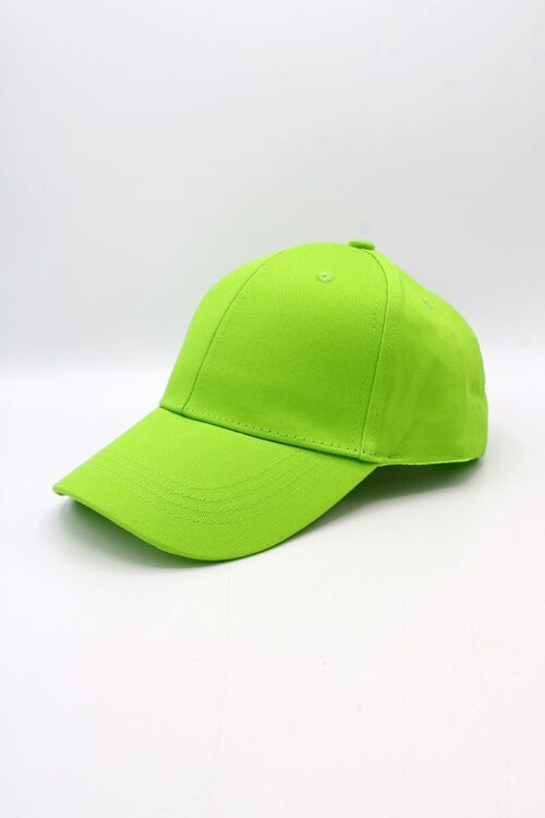 Casquette Classique Unie - Vert Fluo