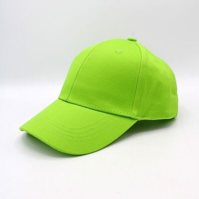Classic Plain Cap - Neon Green