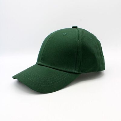 Gorra clásica lisa - Verde pino